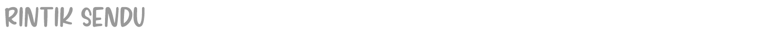 Rintik Sendu font preview